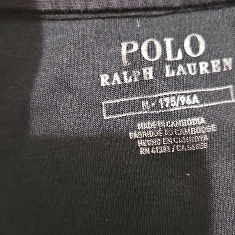 Polo by Ralph Lauren Black Athletic Jacket Size Large